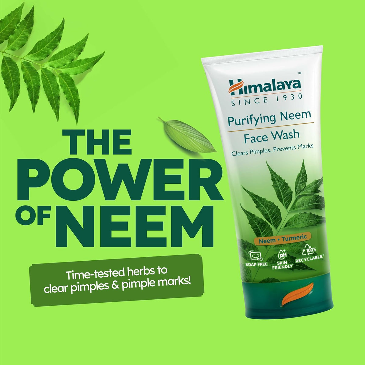 Himalaya Purifying Neem Face Wash with Neem & Turmeric 150ml