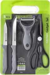 RoyalFord 5-Piece Kitchen Gadget Set - Stainless Steel & PP - RF10463