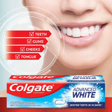 Colgate Advanced White Fluoride Toothpaste, 125 ml