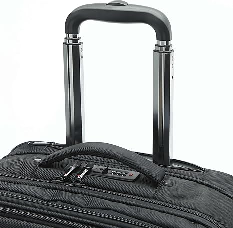 Senator KH102 17-Inch Premium Water-Resistant Pilot Bag with 4 Spinner Wheels & Secure Laptop Compartment – Unisex