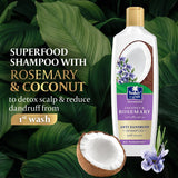 Parachute Advansed Coconut & Rosemary Anti-Dandruff Shampoo, 340 ml