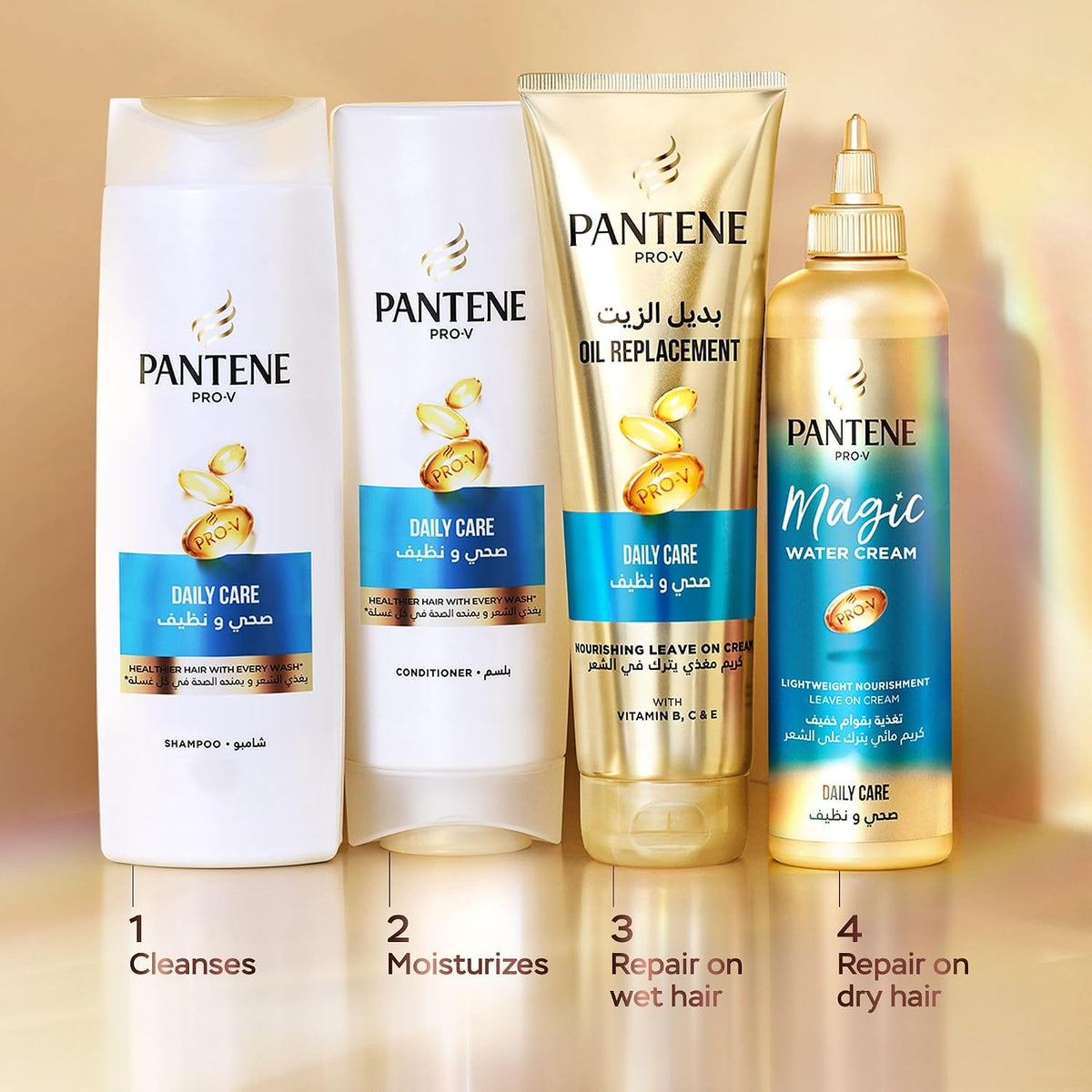 Pantene Pro-V Daily Care 2-in-1 Shampoo 190ml