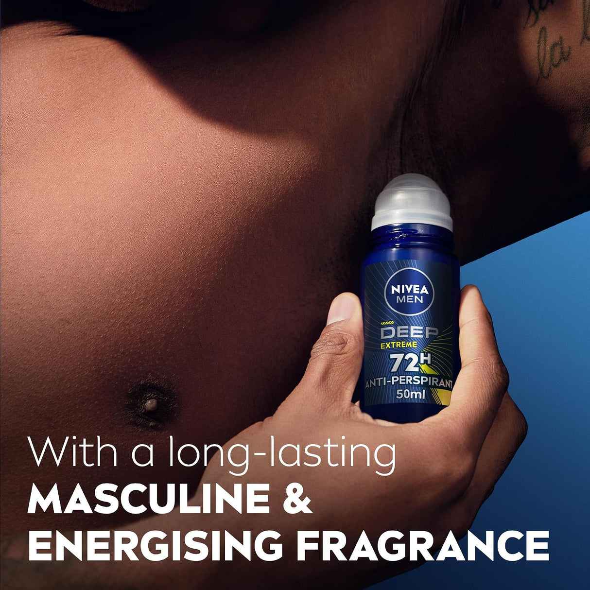 Nivea Men Deep Extreme Maxx Tech 72H Anti-Perspirant Roll-On 50ml