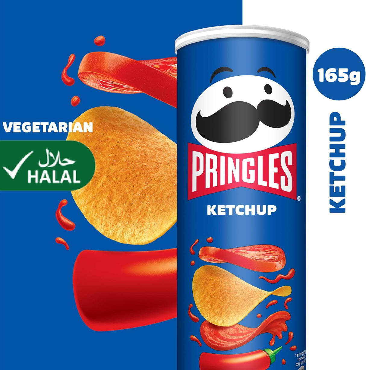 Pringles Ketchup Flavour - Potato Chips - 165gm