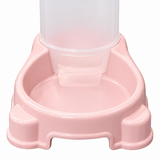 Plastic Pet Food Feeder Pink - 25×25cm