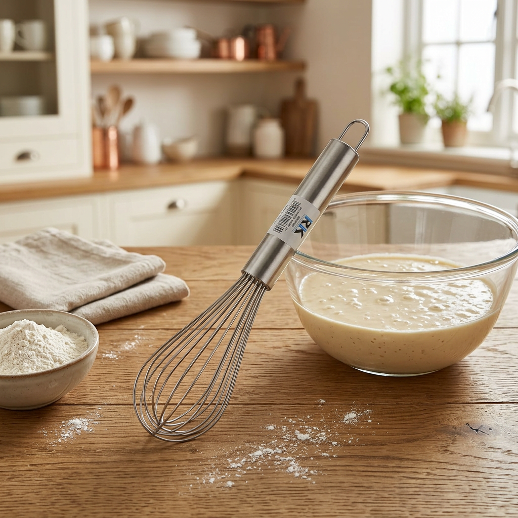 RK Stainless Steel Egg Whisk - 10 Inch