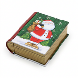 Metal Christmas Gift Box with Santa Design - 12×10cm