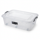 Polytime Transparent Storage Box with Lid – 40 Litres