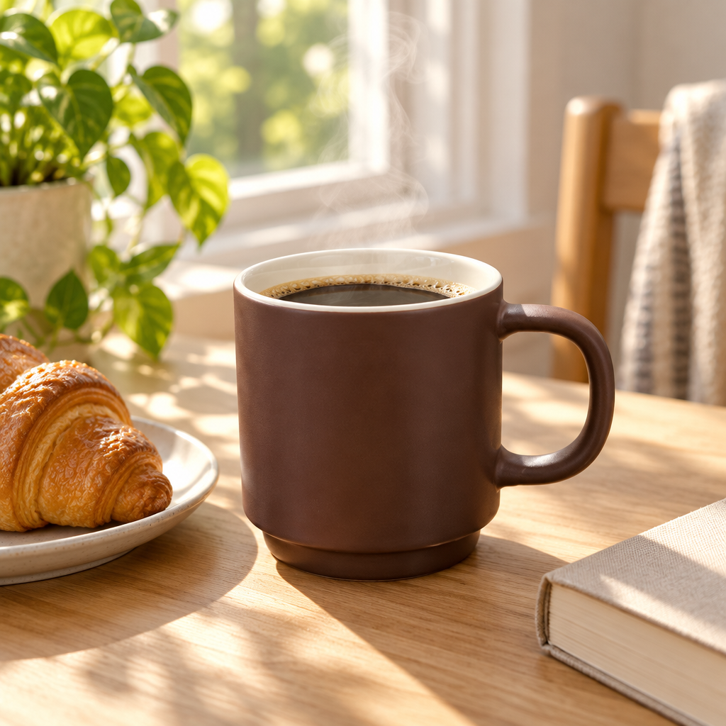 Ceramic Mug Brown - 420ml