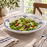 Slama Ceramic Salad Bowl Off-White - 38cm
