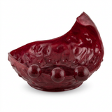 وعاء زينة من الراتنج على شكل بجعة عنابي - 32×28 سم
