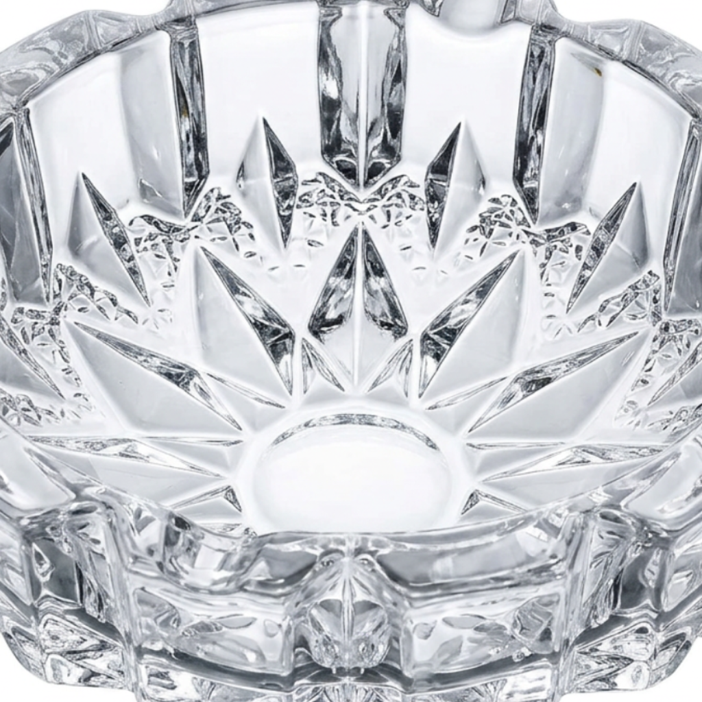 Blinkmax Round Glass Ashtray - 16cm