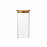 Glass Storage Jar with Natural Bamboo Lid - 1250ml