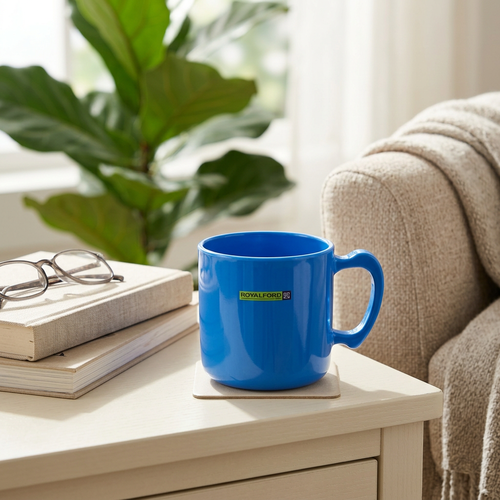 Royalford Melamine Mug Blue - 300ml