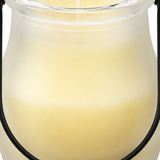 شمعة معطرة في وعاء زجاجي كريمي - 10×6 سم