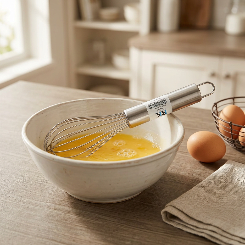 RK Stainless Steel Egg Whisk - 10 Inch