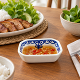 Slama Ceramic Sauce Dish Off-White - 11×7cm