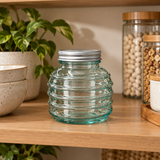 Calipso Glass Jar with Silver Lid – 330ml