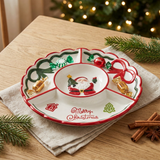Ceramic Christmas Candy Tray - 25cm