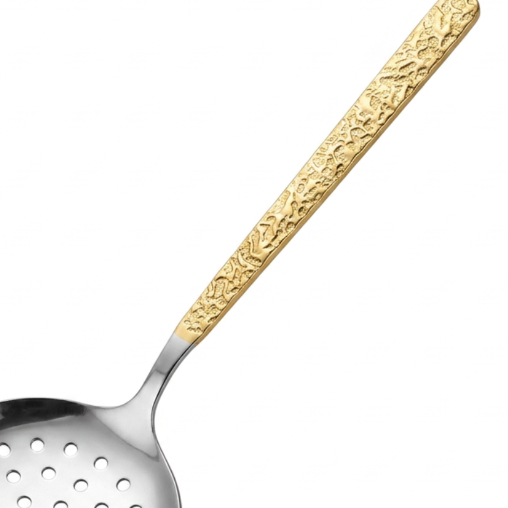 Yuniverse Stainless Steel Skimmer Gold & Silver - 25cm