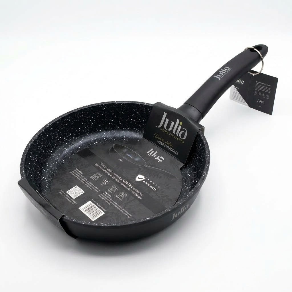 Julia Frypan 28cm - Onxy Black - Durable Die-Cast Aluminum - Non-Stick
