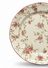 Legend Floral Ceramic Chop Plate Cream - 12.1 Inch