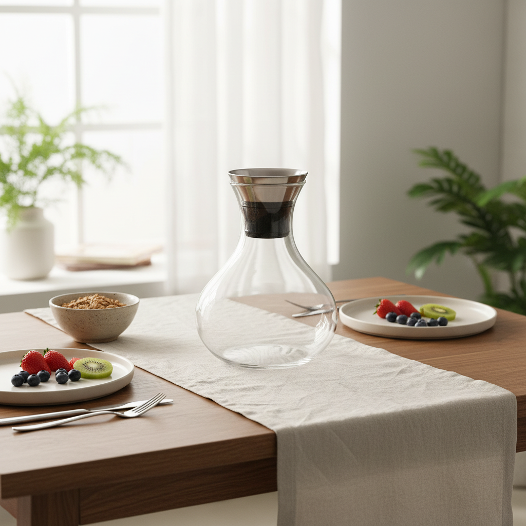 إبريق زجاجي شفاف - 1500 مل