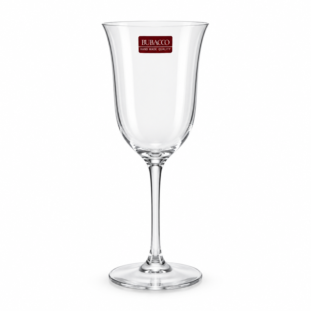 Bubacco Clear Wine Glass with Stem – 250ml