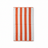 BTC Bath Towel Orange & White Striped - 70×140cm