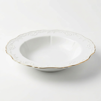 Luhpar Imperia Porcelain Soup Plate – 9 Inch