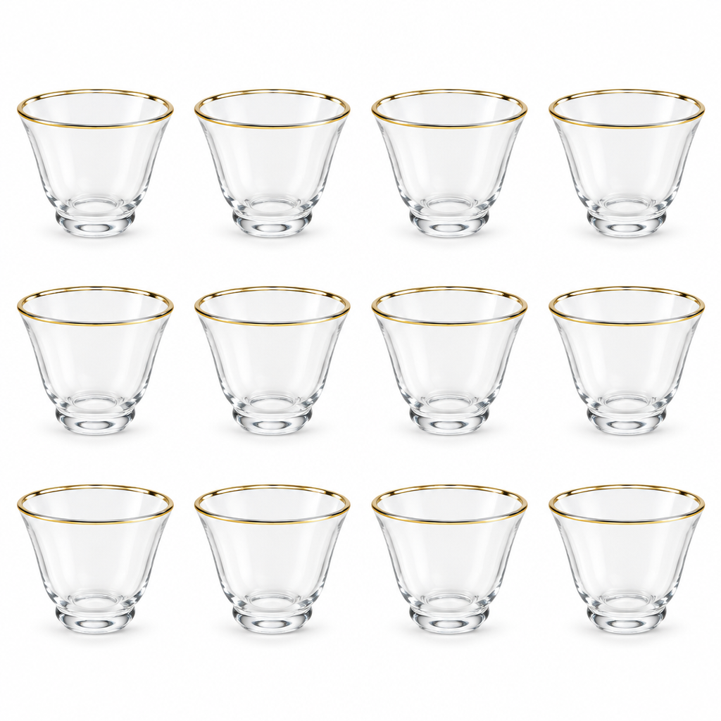 Orchid Glass Cawa Cup 12 Piece Set - 60ml