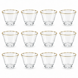 Orchid Glass Cawa Cup 12 Piece Set - 60ml