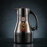 Redhome Vacuum Flask 0.6 Litre – Dark Nickel with UAE Emblem