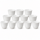 Germax 12 Piece Ceramic Cawa Cup Set  - 80ml