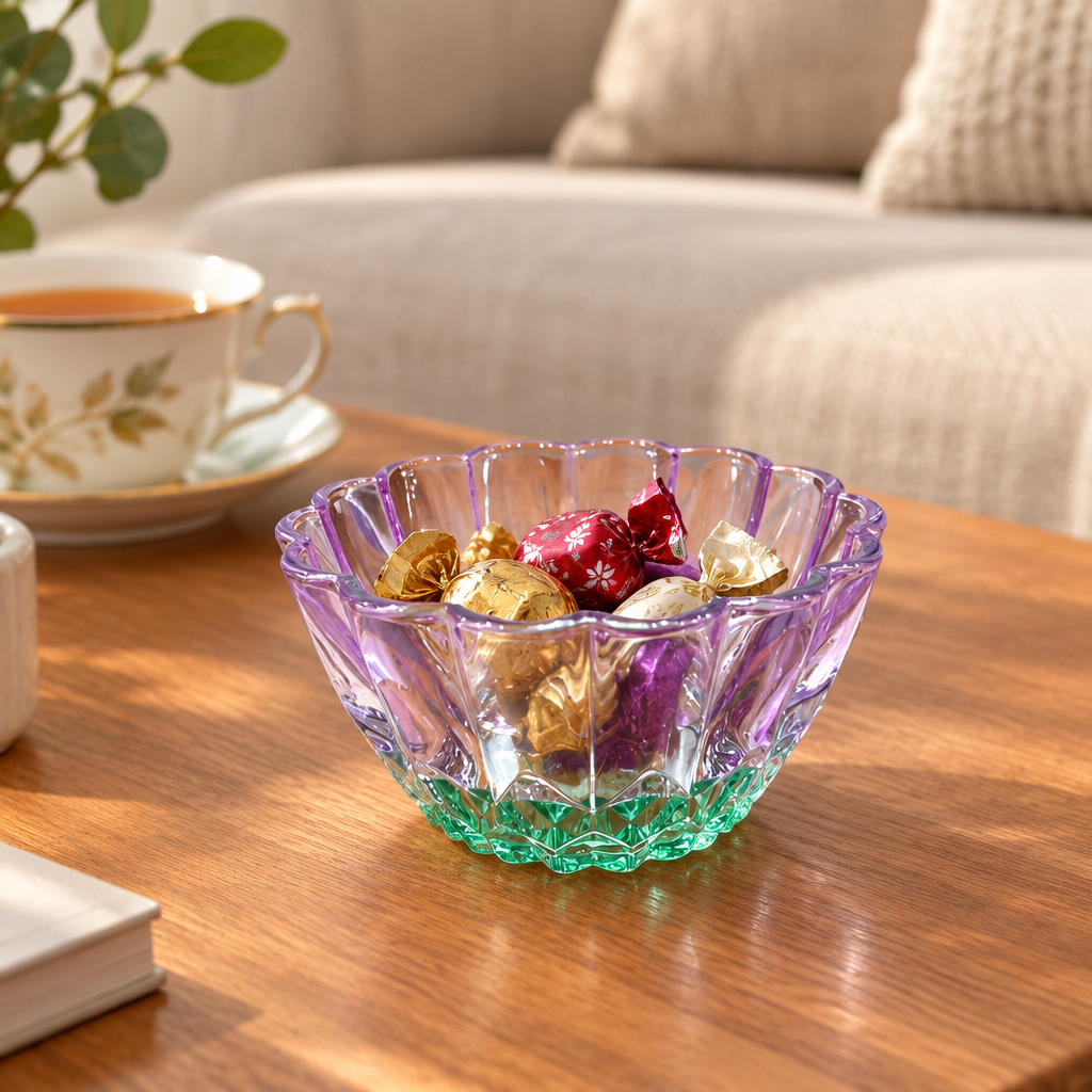 Fluted Glass Bowl - 10cm