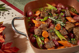 COPPER CHEF 4pc Square Casserole Set