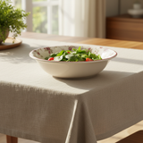 Legend Floral Ceramic Salad Bowl Cream - 9.3 Inch