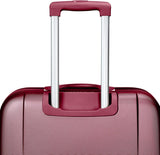 Senator A207 20-Inch Lightweight ABS Hard Shell Check-In Luggage with 4 Spinner Wheels – Burgundy