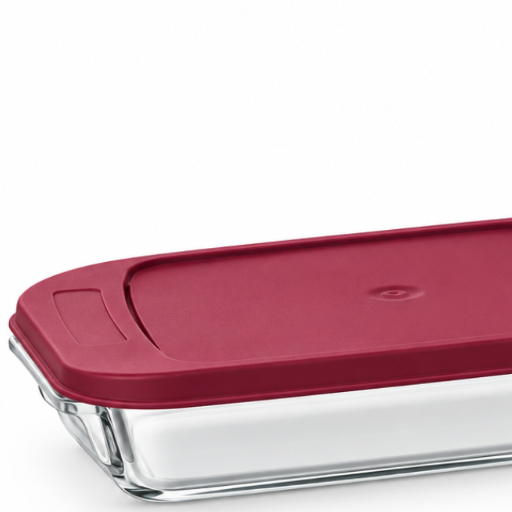 Beyti Rectangular Glass Baking Dish with Lid - 35×20cm