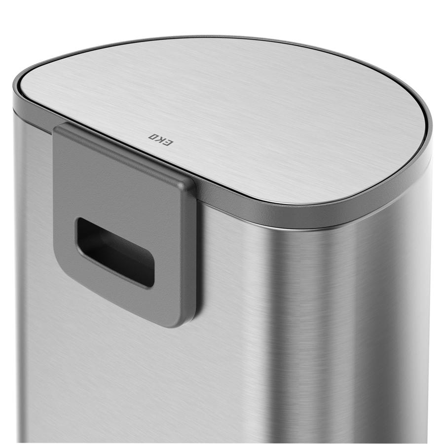 Eko Shell Semi Round Pedal Bin, 12 L