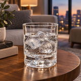 Glass Tumbler with Faceted Base – 310ml