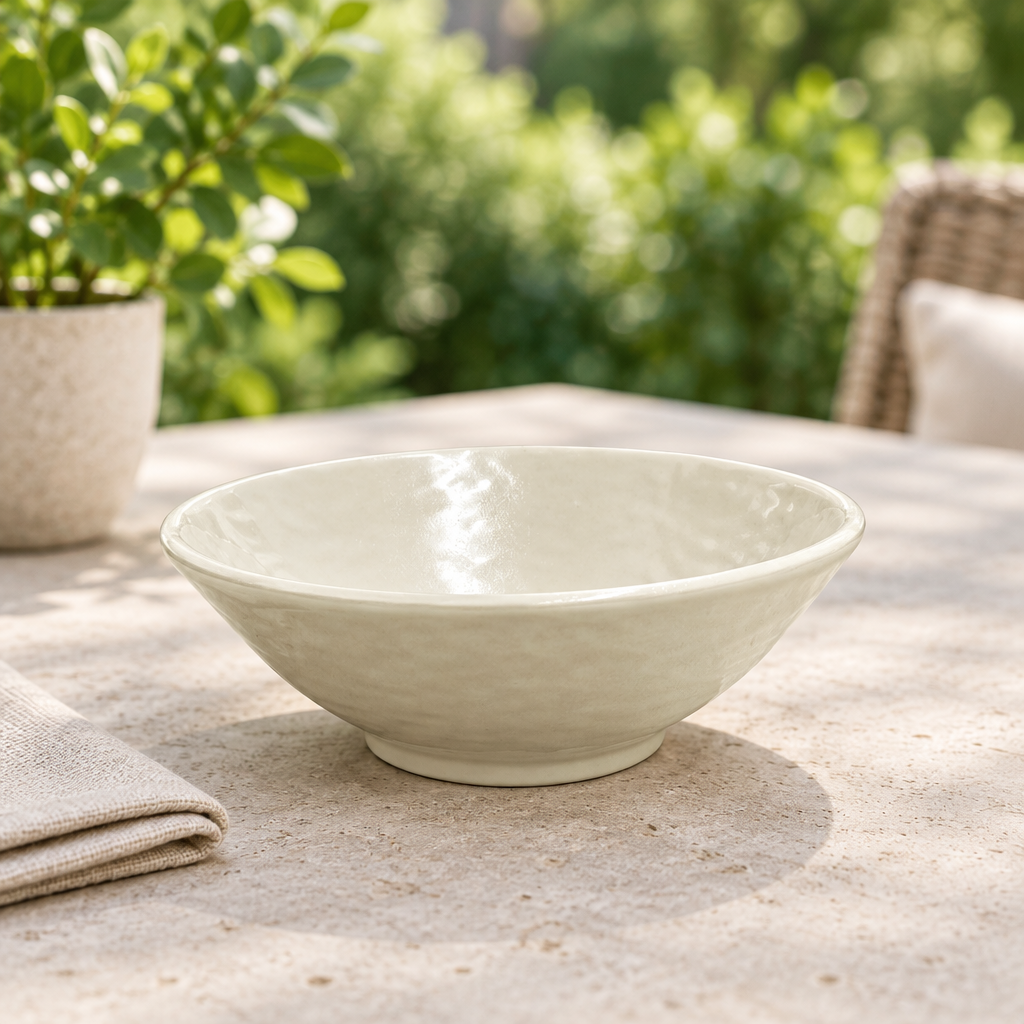 Elite Melamine Bowl Cream - 5.5 Inch