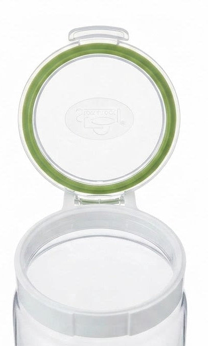 Servewell Tik-Tak Airtight Canister 1.1L - BPA-Free Flip-Lock Storage Jar