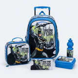 Batman "Face Your Fear" 5-in-1 18-Inch School Trolley Set