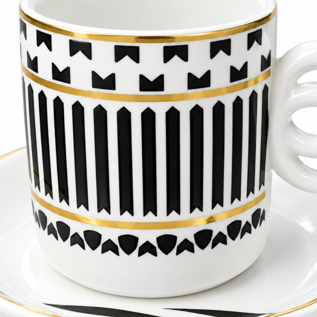 Luxehome Cup and Saucer Set - 160ml
