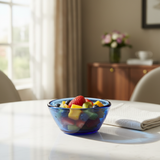 Borosil Tinted Glass Bowl Blue - 3.5 Inch