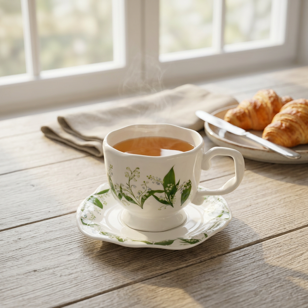 Ceramic Cup and Saucer Set - 300ml