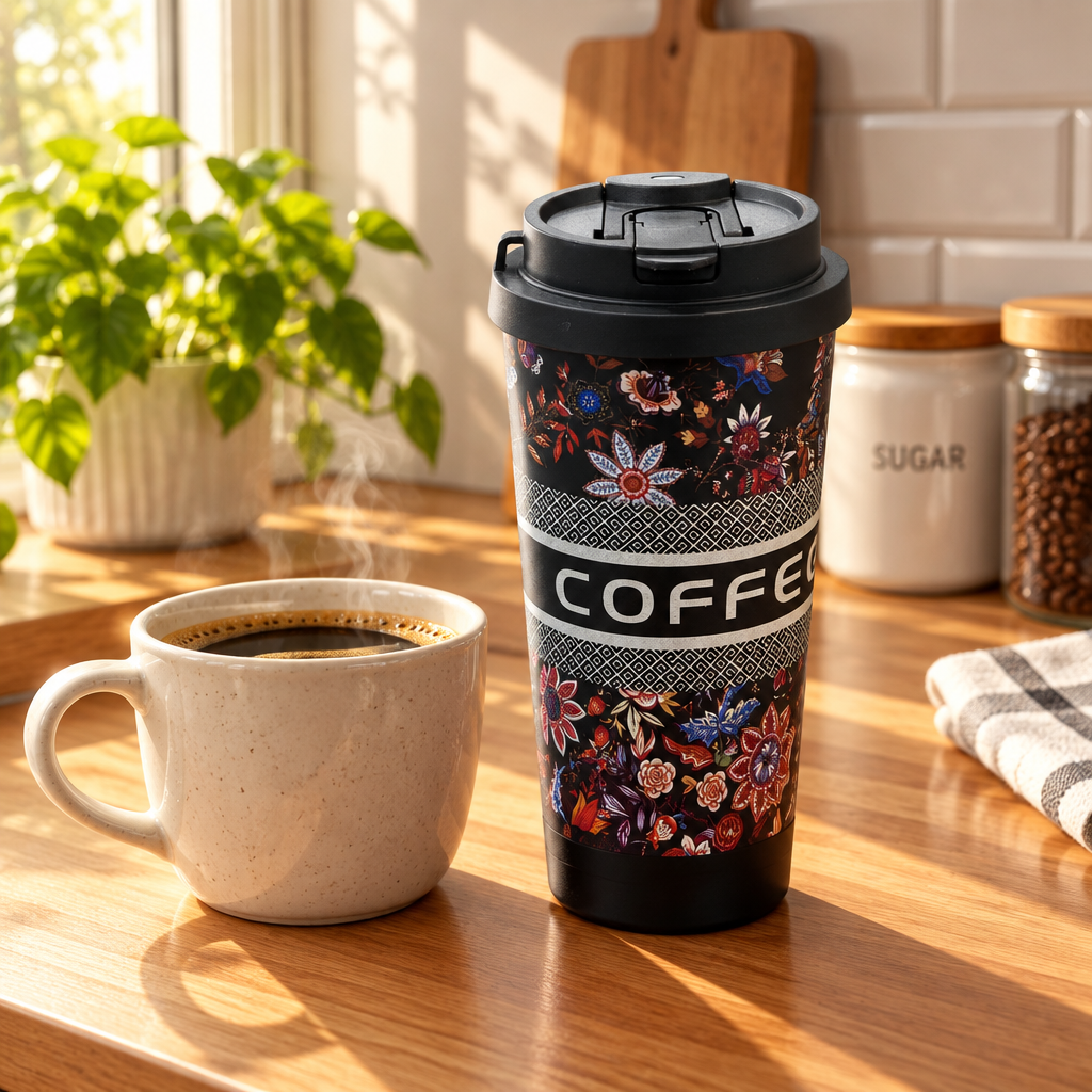 Stainless Steel Coffee Bottle - 500ml