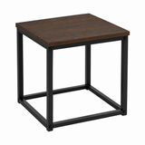 Wooden and Metal Coffee Table - 33×30cm