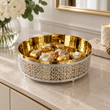 Metal Candy Bowl with Lid - 23×10cm
